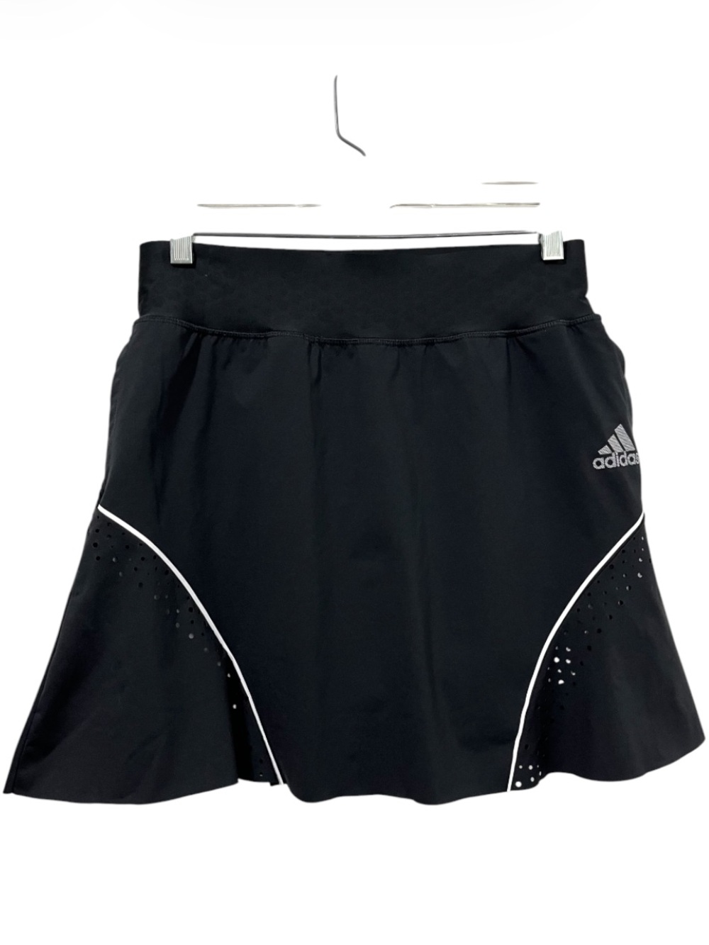 Adidas Activewear Skort Black With White Accents - Gym Golf Tennis